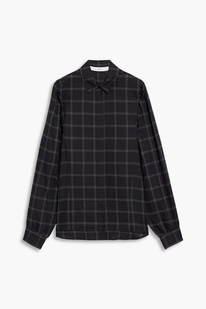 IRO Lousta checked cotton shirt 1