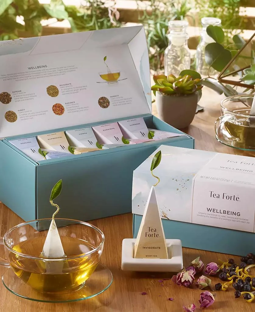 Tea Forte Wellbeing Spa Tea Bundle, 3 Piece 7