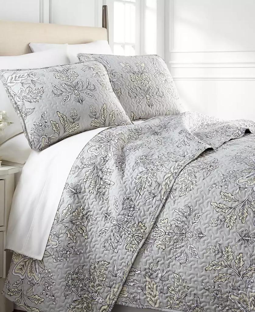 SOUTHSHORE FINE LINENS Vintage-Look Garden 3-Pc. Quilt Set