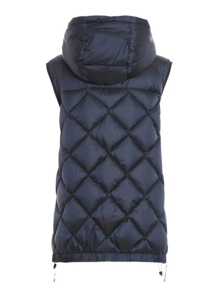 Max Mara MAX MARA Women's 'The Cube' Tregil Gilet Blue Puffer Vest 2