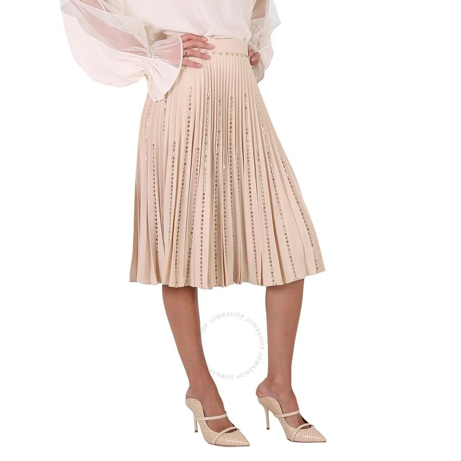Burberry Plisse Soleil Crystal Detail Stretch Cady Skirt 3