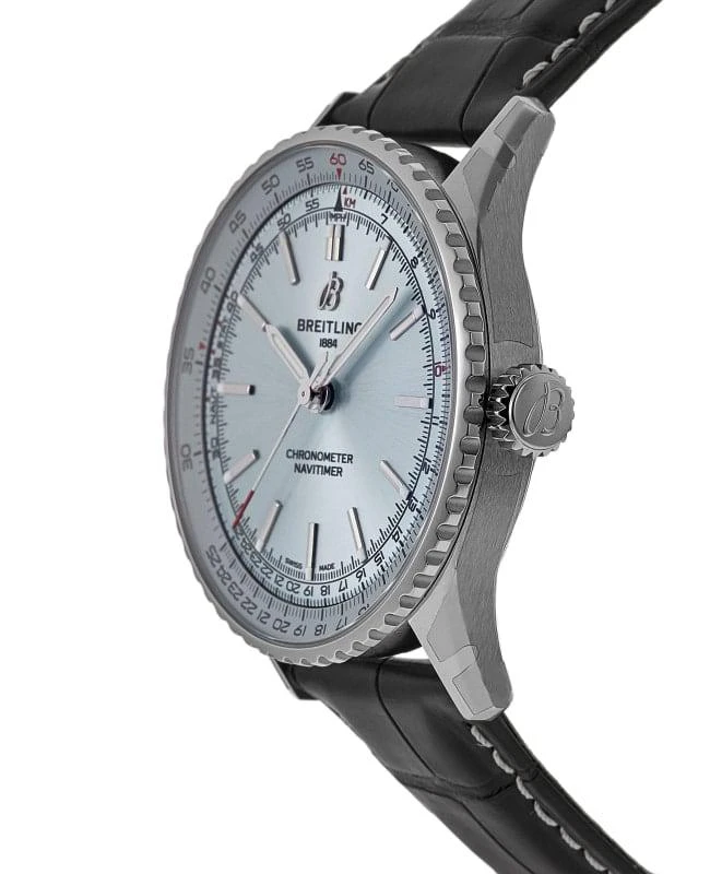 BREITLING Breitling Navitimer Automatic 41 Blue Dial Black Leather Strap Men's Watch A17329171C1P1 3