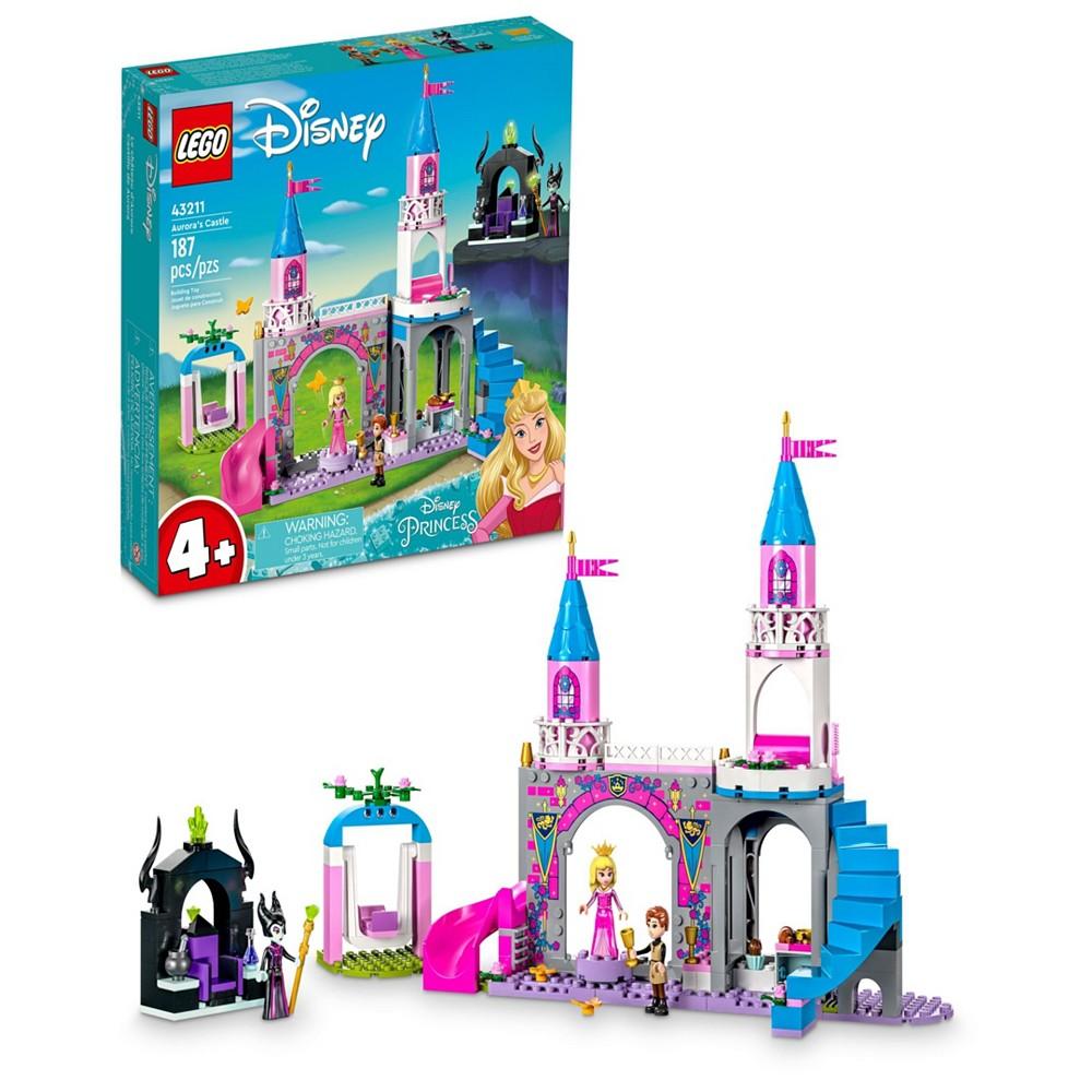 LEGO® Disney Princess Aurora's Castle 43211 Toy Building Set with Aurora, Prince Philip and Maleficent Minifigures