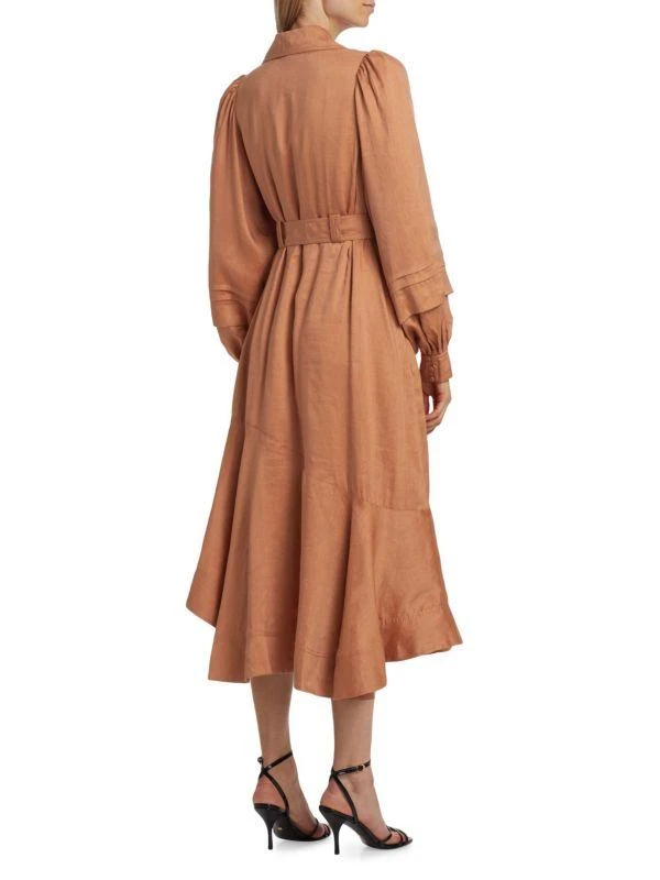Aje Caroline Belted Midi-Dress 2