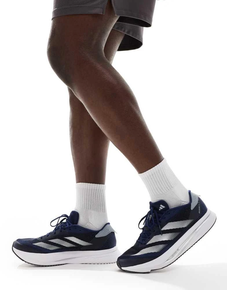 Adidas Silver and Blue Athletic Shoes for Performance Shop adidas performance Adizero sl2 running shoes in dark  main image 4