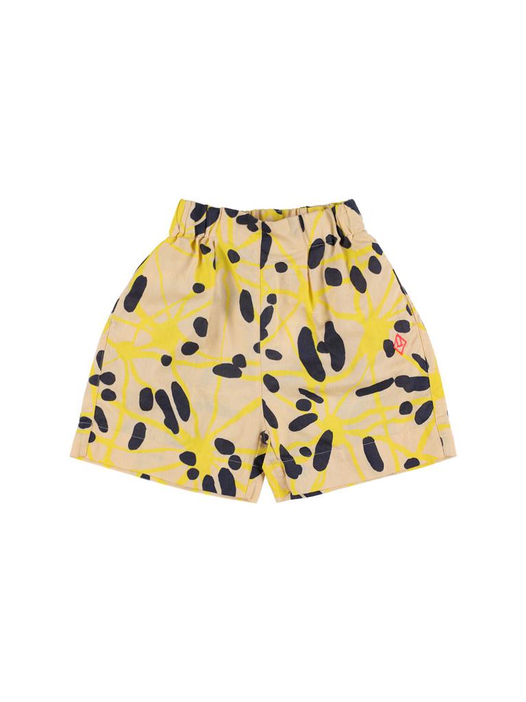 THE ANIMALS OBSERVATORY Printed Cotton & Linen Shorts