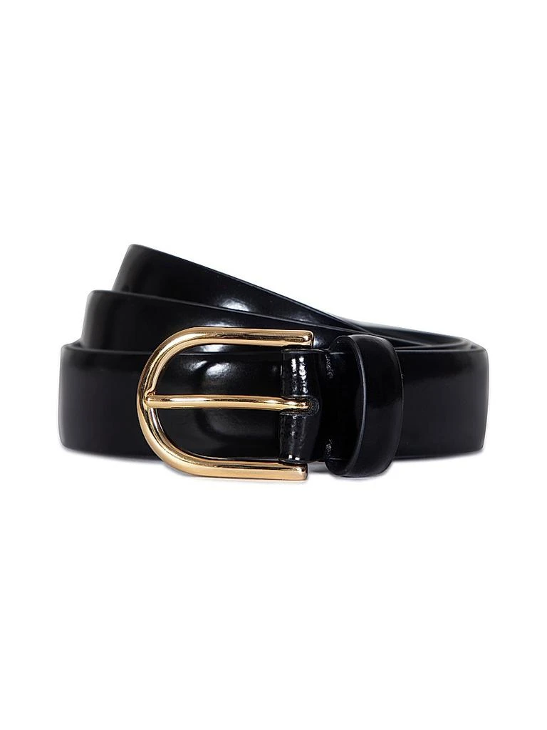 1 Inch Spazzolato Leather Belt with Hex Buckle Men main image 3