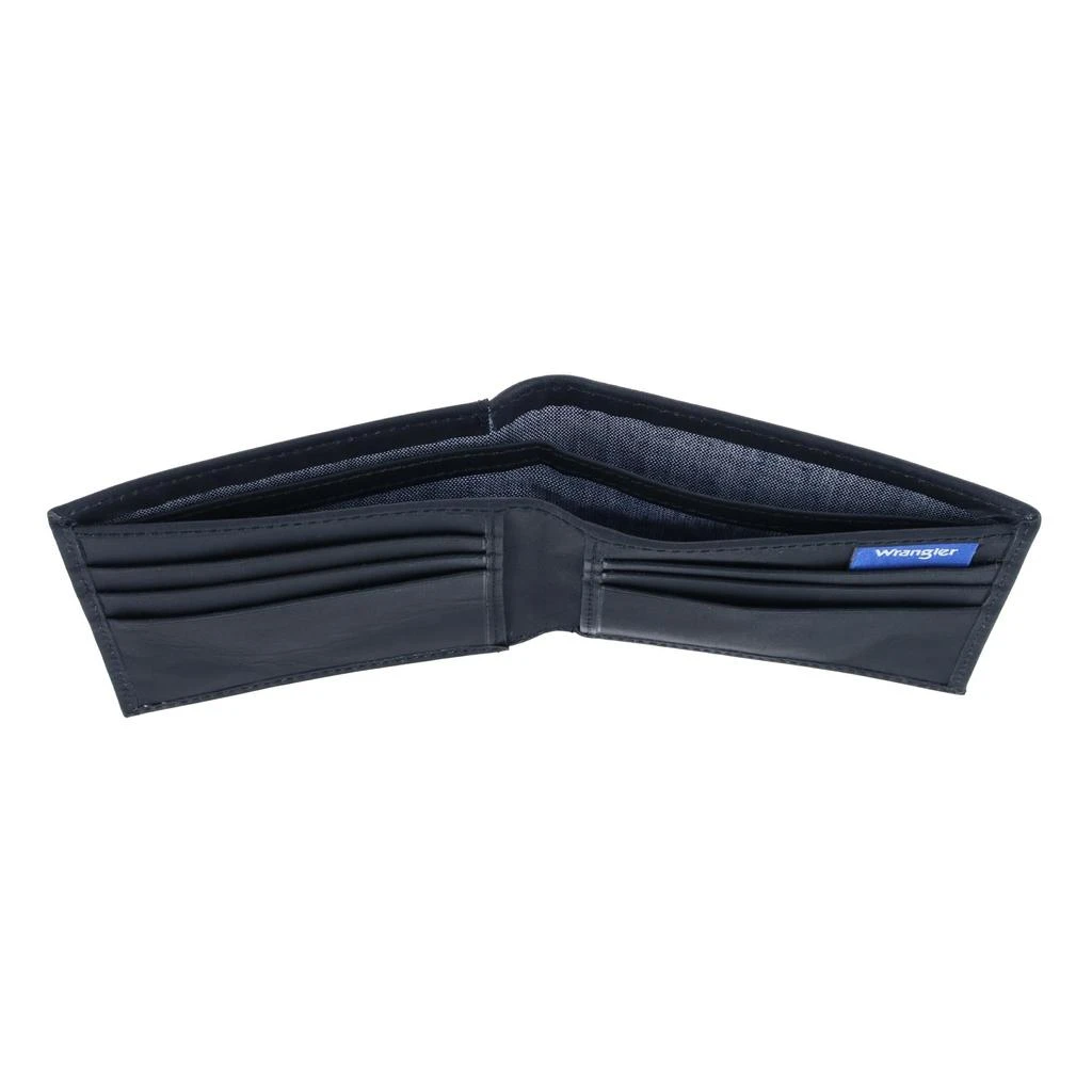 Wrangler Men's Leather Bifold Wallet 8