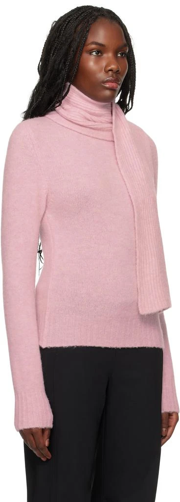Gimaguas Pink Scarf Turtleneck 2