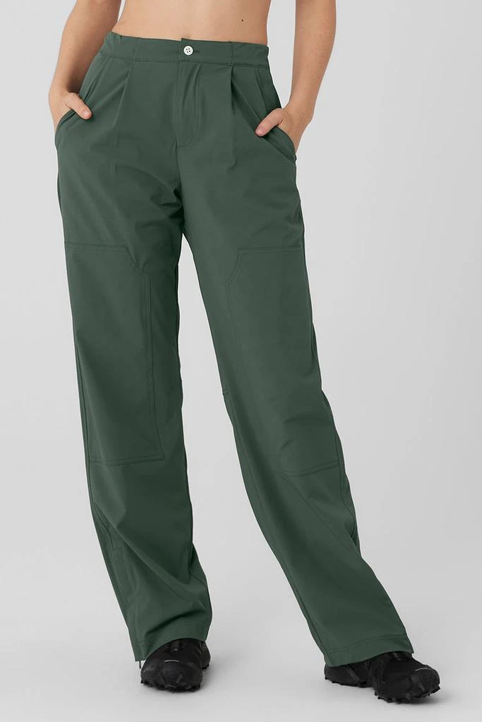Alo Flip It Trouser - Dark Cactus 1