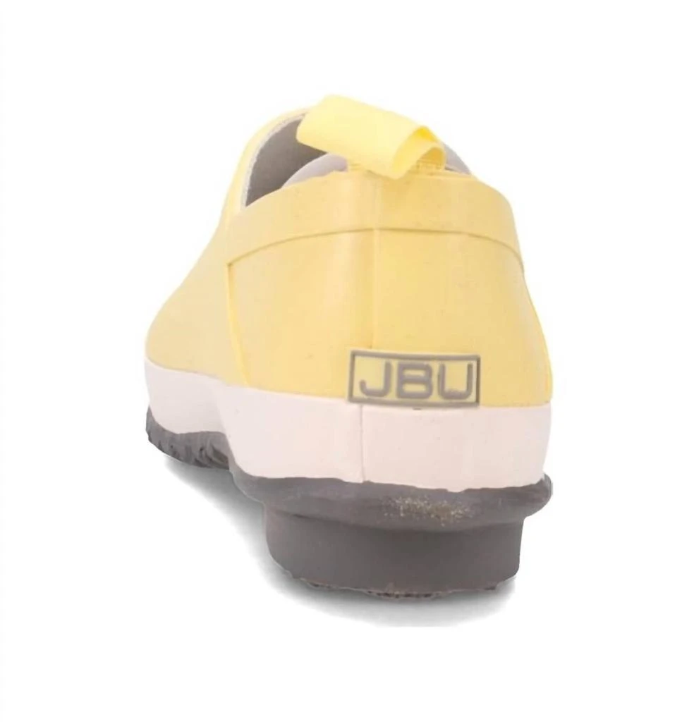 JBU by Jambu Women's Bumblebee Garden Ready Rain Shoes In Yellow/light Grey 5