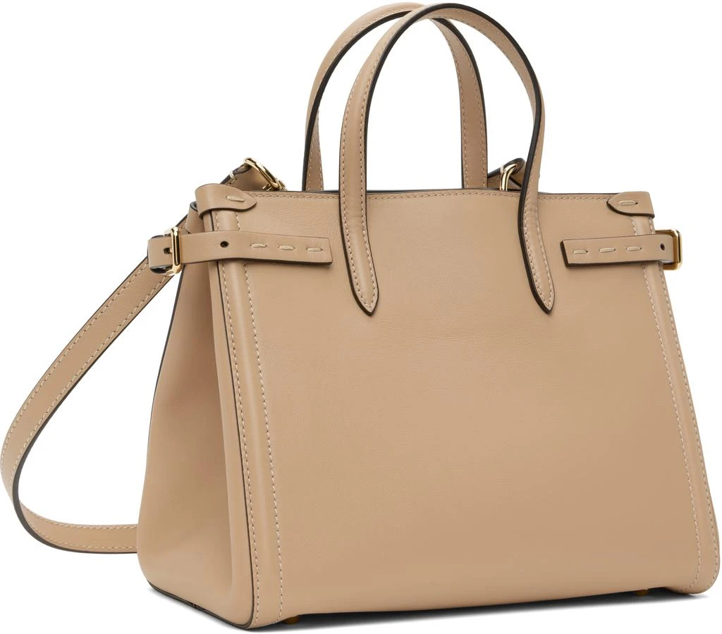 Valentino Tan Antibes Small Shopping Tote 3