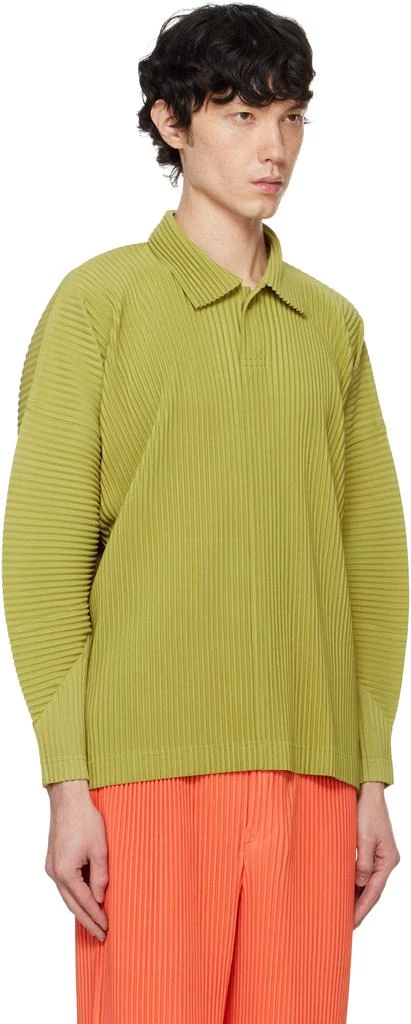 Homme Plissé Issey Miyake Green Monthly Color October Polo 2