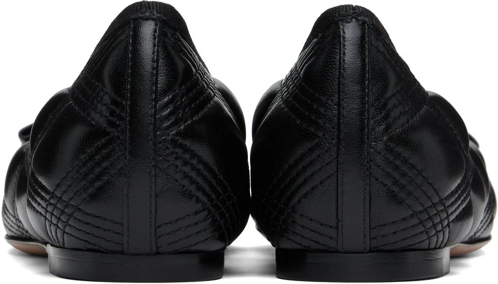 Valentino Black Quiltie 67 Ballerina Flats 2