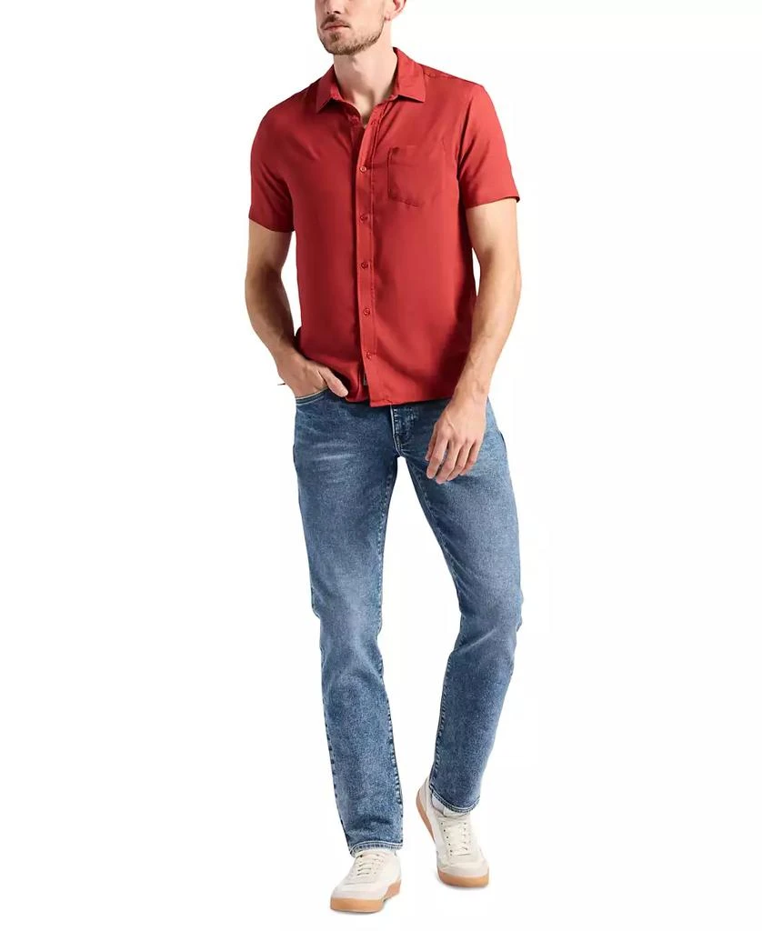 BUFFALO David Bitton Men's Sirilo Fitted Short Sleeve Button-Front Shirt 4