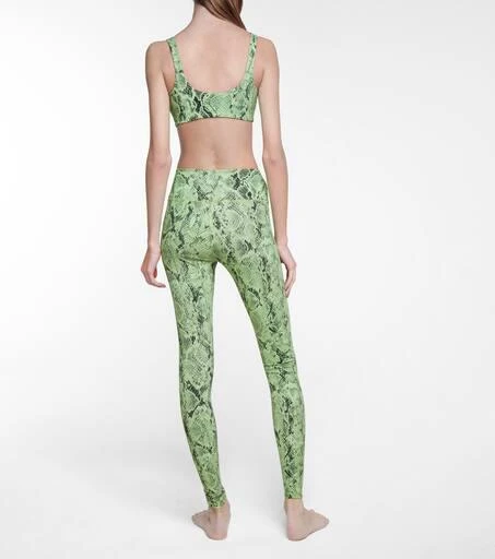 Alo Vapor snake-print sports bra 3