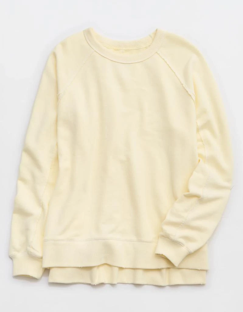 Aerie Aerie East West Crew Sweatshirt 3