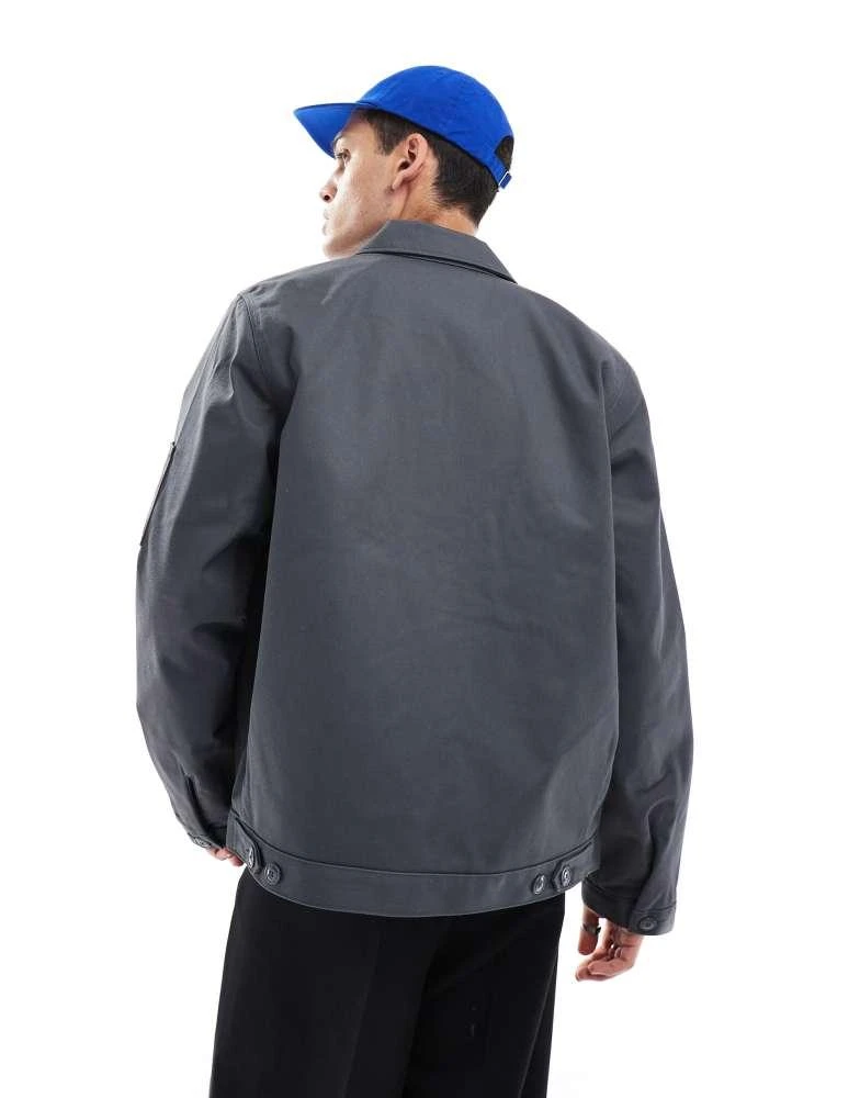 DICKIES Dickies lined eisenhower jacket in dark grey 4
