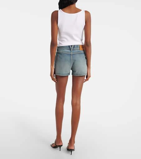 Versace Mid-rise denim shorts 3
