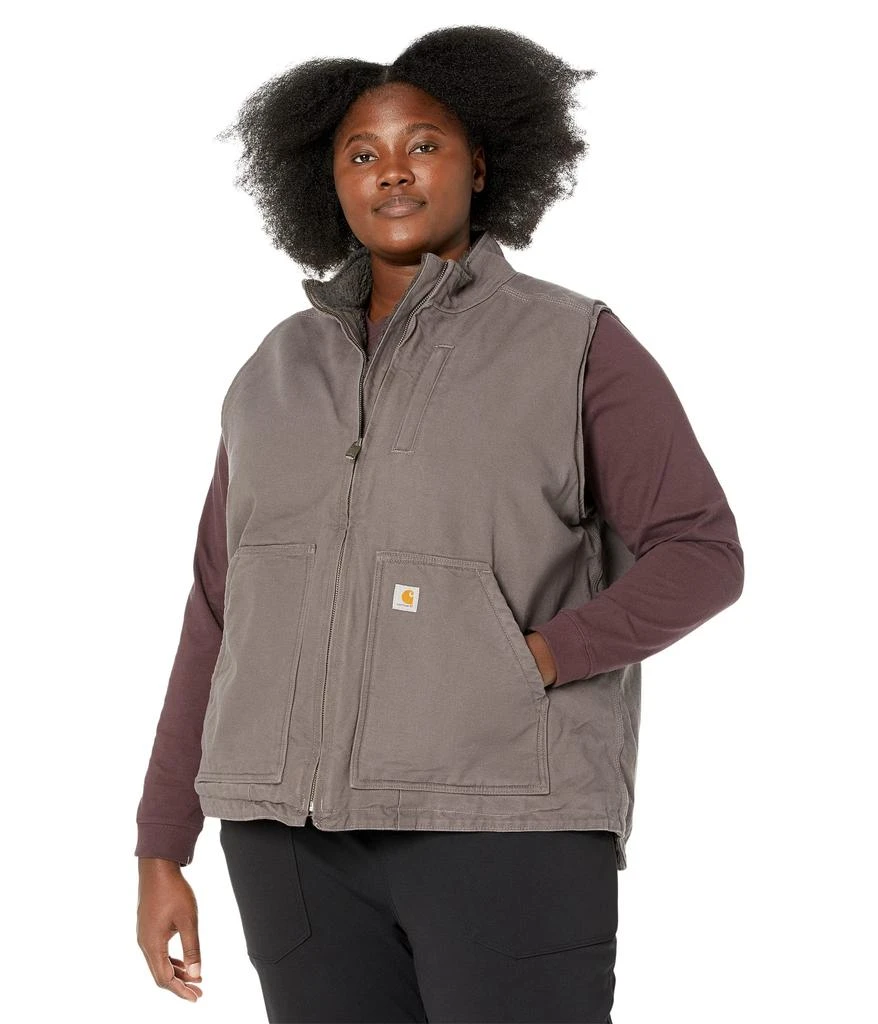 Carhartt Plus Size OV277 Sherpa Lined Mock Neck Vest 1