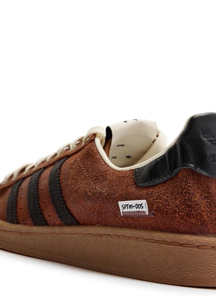 Adidas Superstar 82 mismatched brushed suede and leather sneakers 4