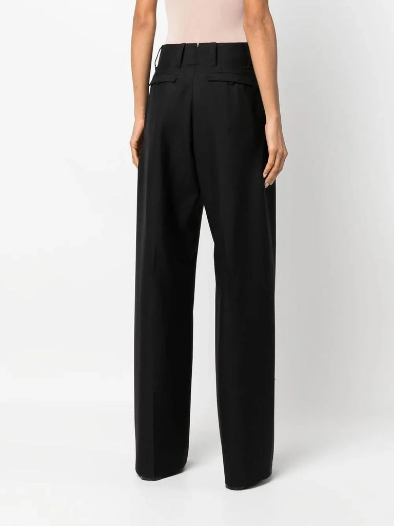 Salvatore Ferragamo Ferragamo High-Waisted Wide-Leg Trousers 2