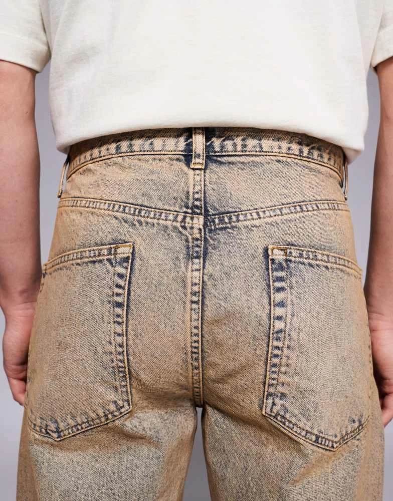 ASOS ASOS DESIGN baggy jeans in orange tint 5