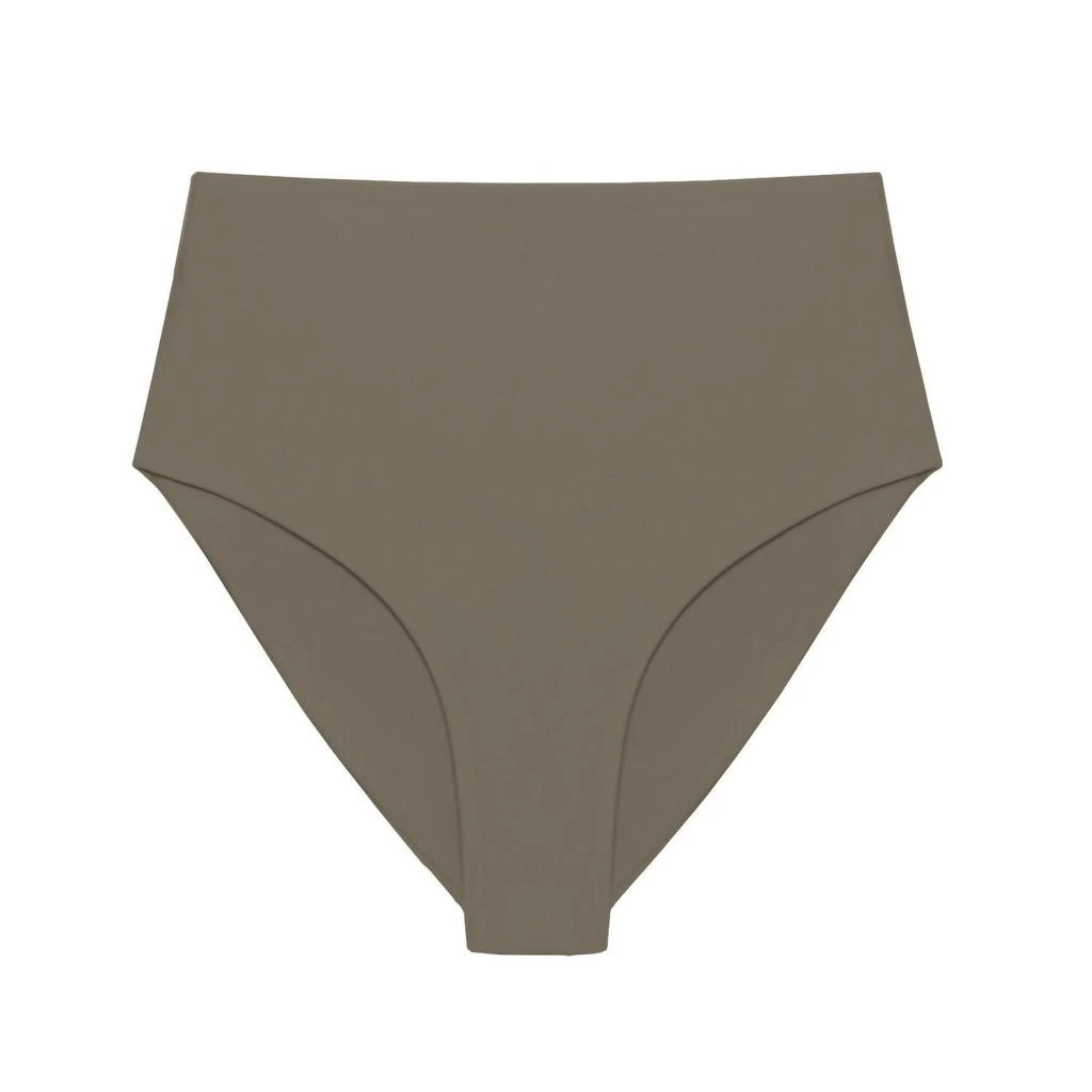 JADE Swim Bound Bottom In Taupe Sheen 1