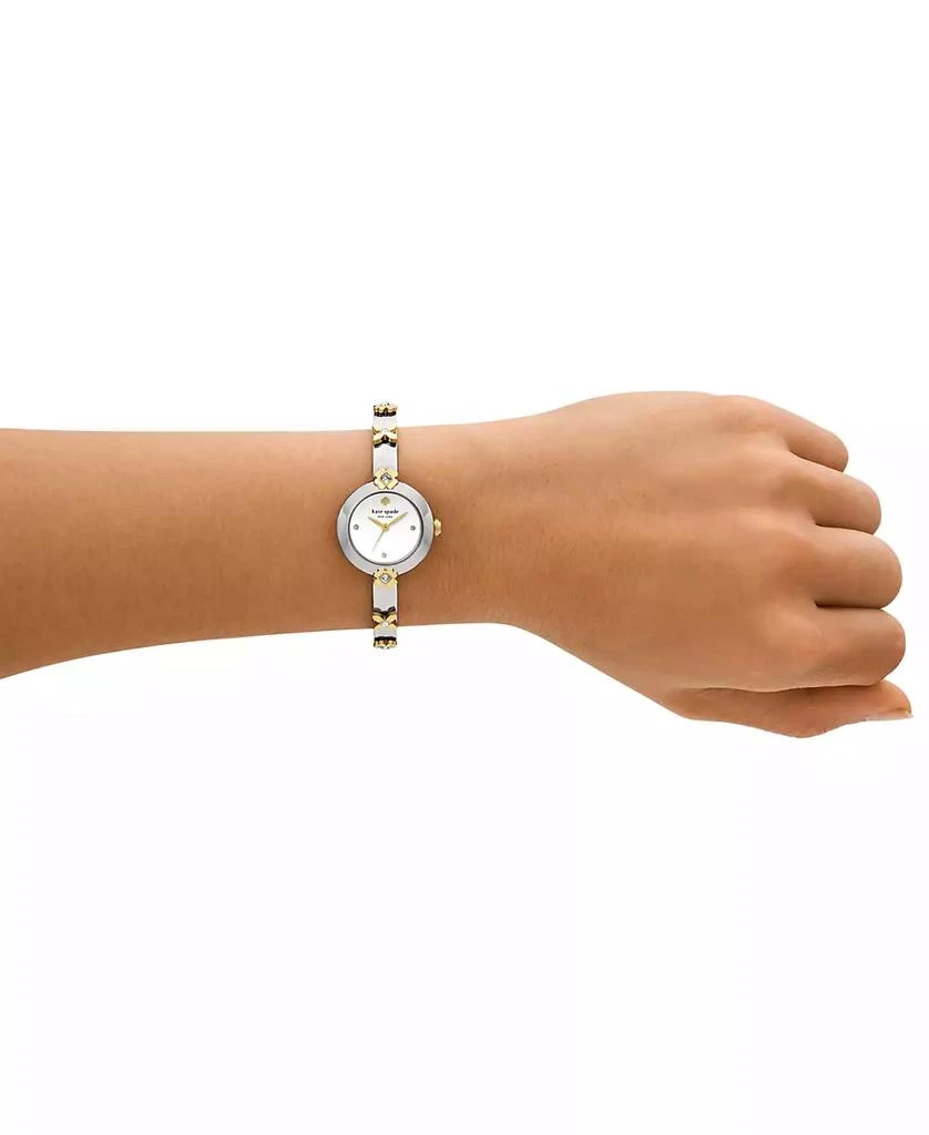kate spade Two-Tone Gold & Silver Bracelet Watch with White Dial Kate Spade Monroe (24mm) Silver Dial / Two-Tone Stainless  main image 4