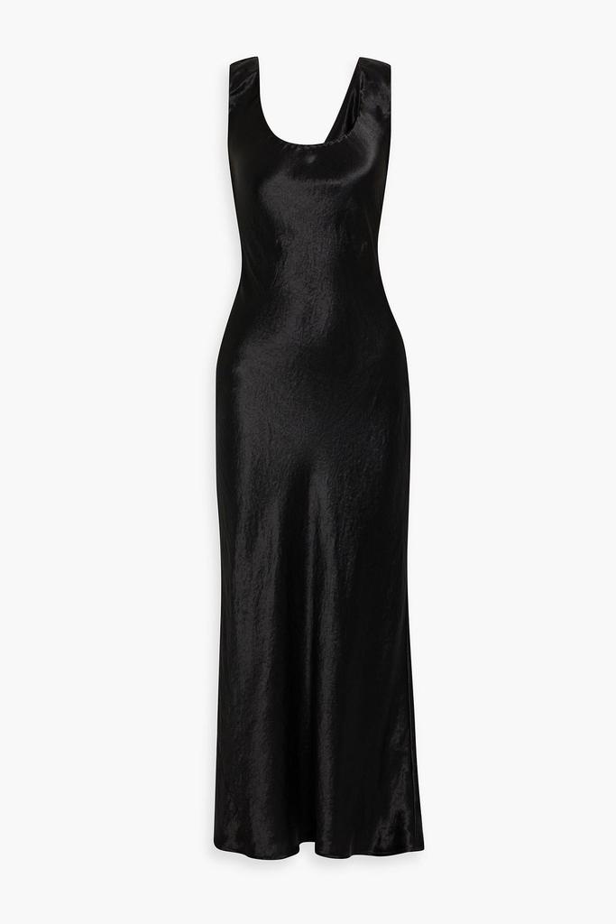 Theory Draped satin maxi dress