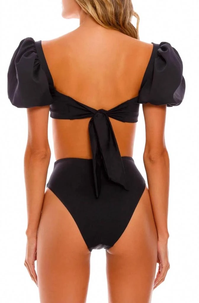 Agua Bendita Isabella Swimsuit Bikini Bottom In Black 2