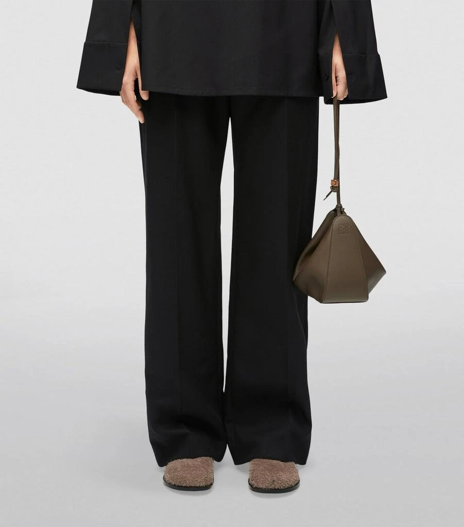 Loewe Mini Leather Hammock Hobo Bag 9