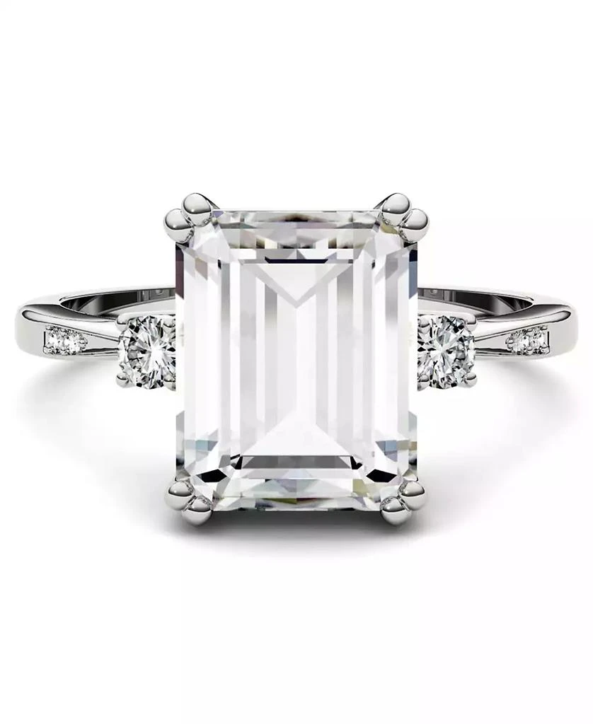 Charles & Colvard Moissanite Emerald Engagement Ring (3-3/4 ct. tw.) in 14k White Gold 3
