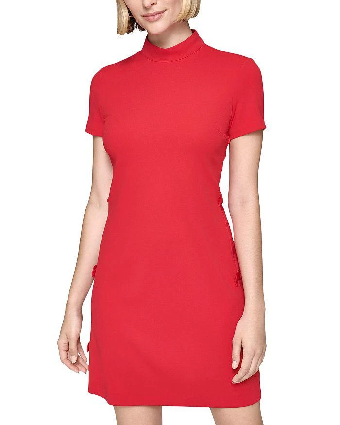 Karl Lagerfeld Paris Ponte Bow Trim Dress 1