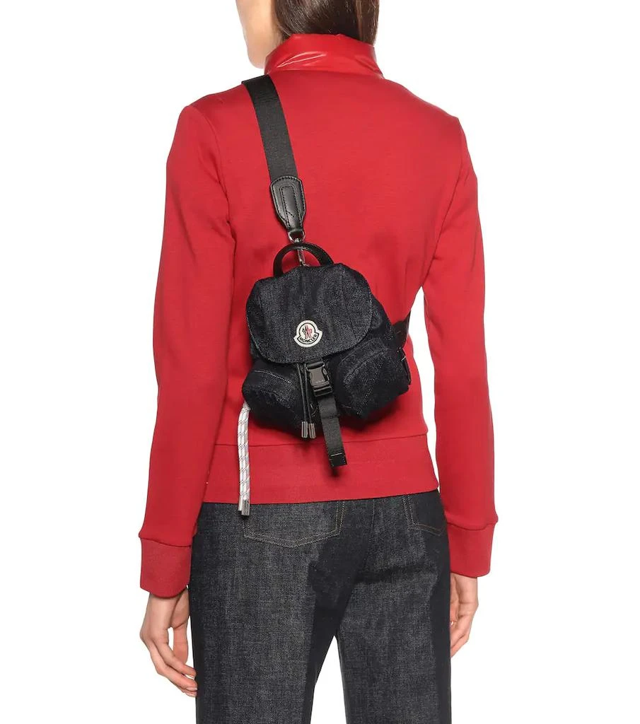 Moncler Dauphine Mini denim backpack 2