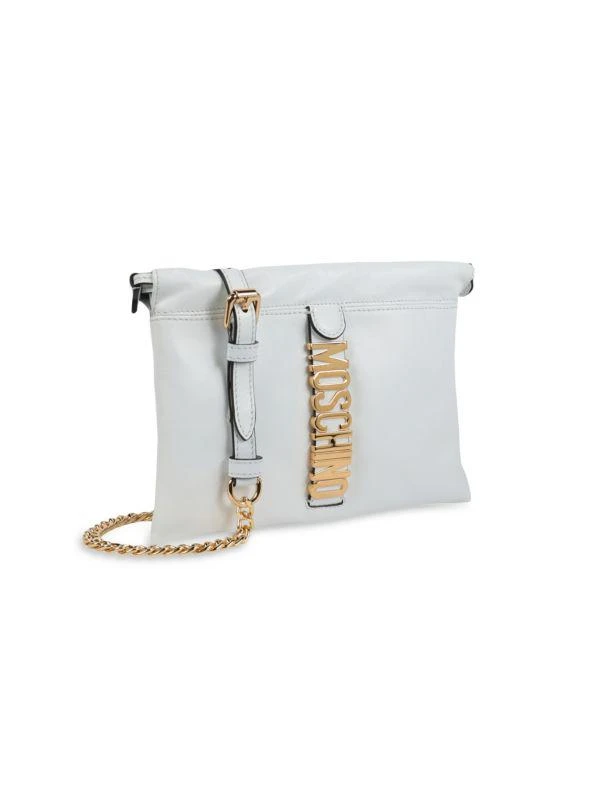 Moschino Logo Leather Crossbody Bag 4