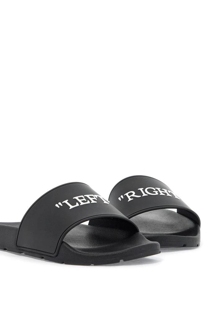Off-White Rubber Slides For Left And Right 4