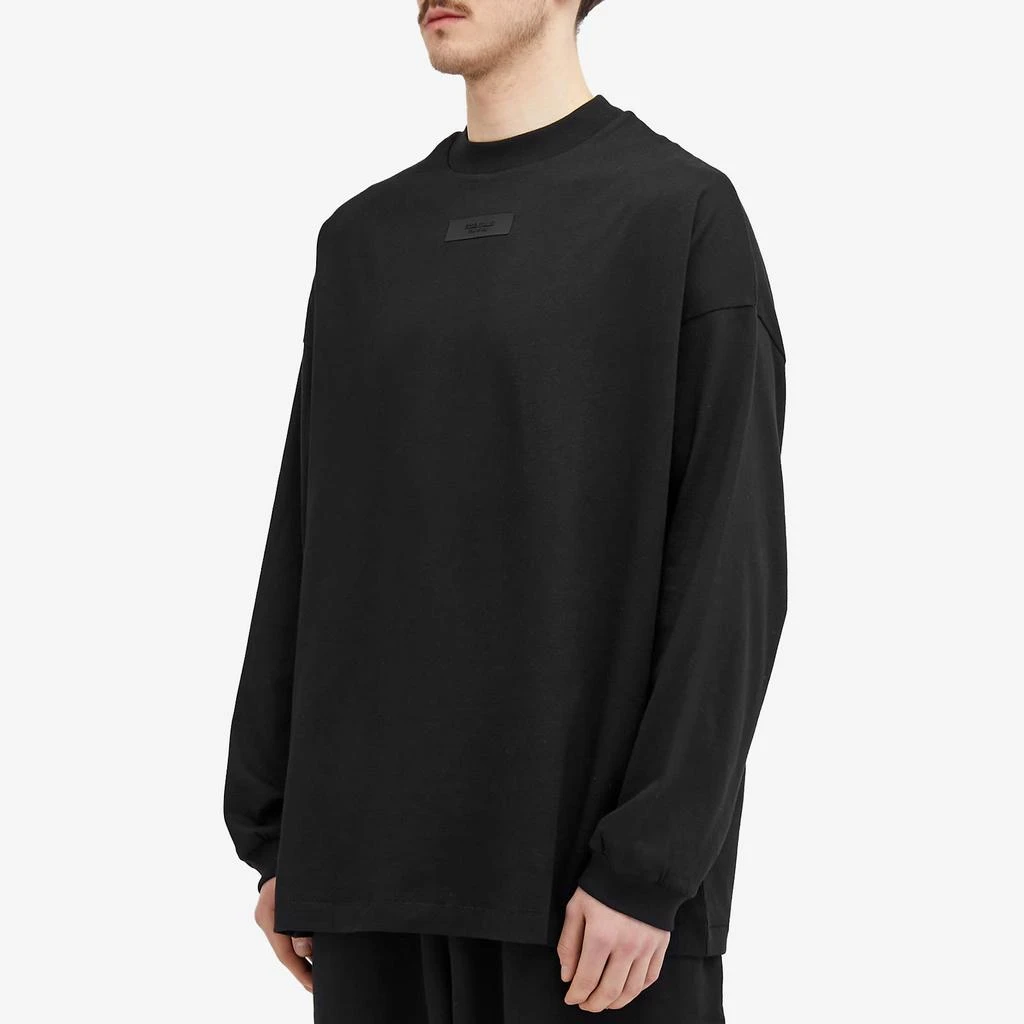 Essentials Fear of God ESSENTIALS Long Sleeve Spring Tab T-Shirt - Jet Black 2