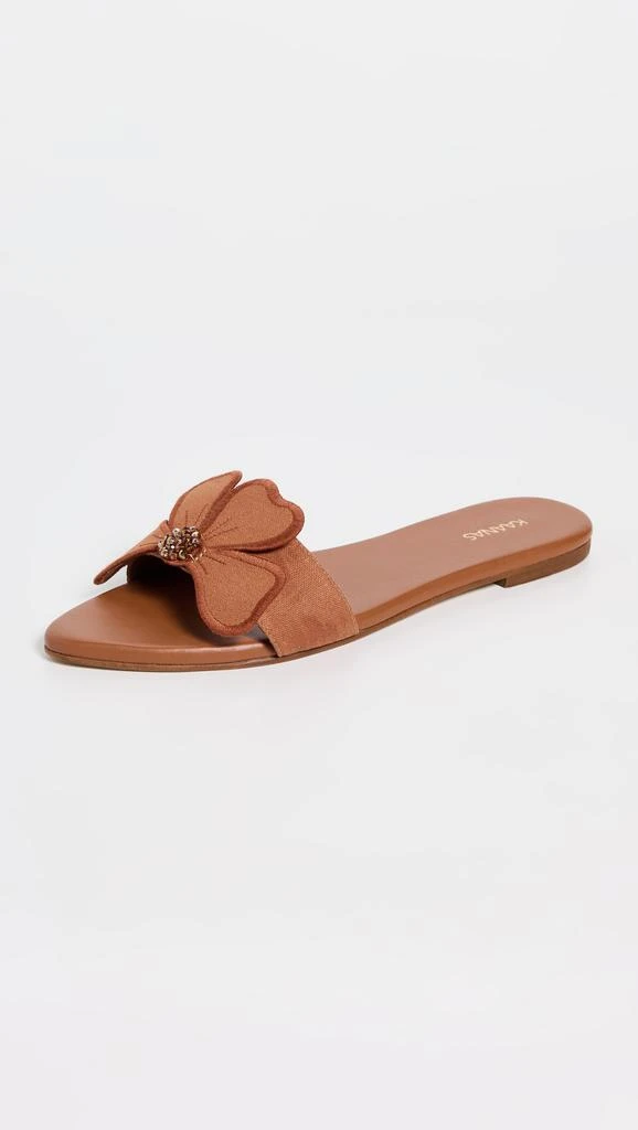 Kaanas Bliss by Lun Flower Applique Sandals 4