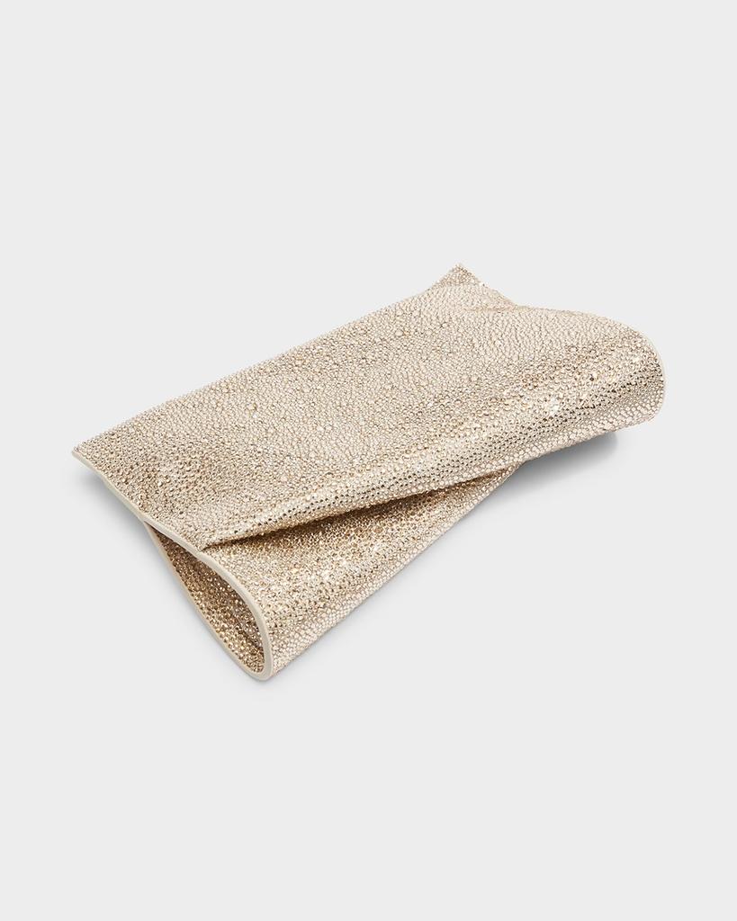 Christian Louboutin Loubitwist Small Clutch in Strass Suede