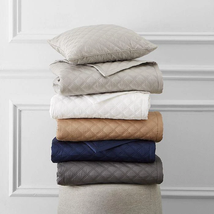 Hudson Hudson Park Double Diamond Quilted King Sham - Exclusive 2