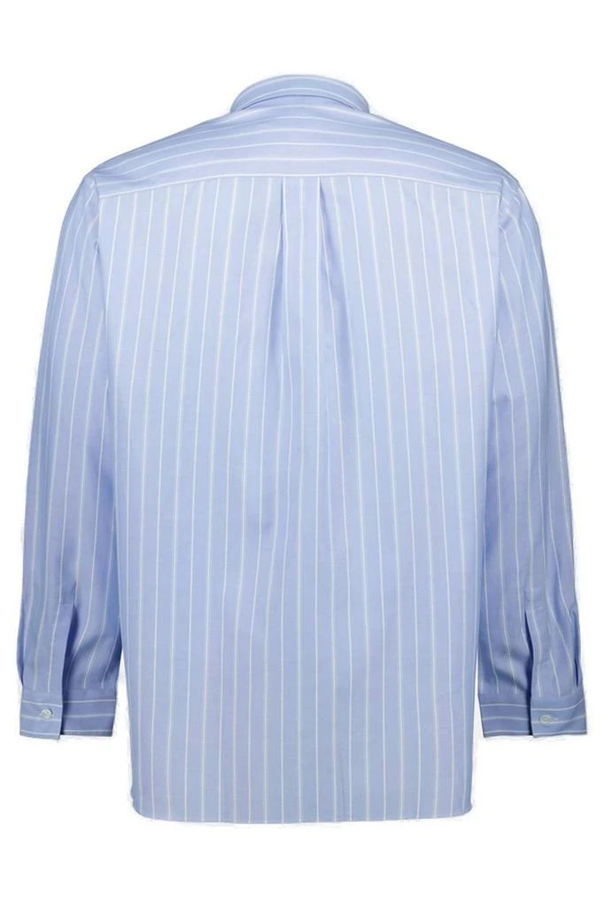 Dior Dior Homme Logo Embroidered Striped Long-Sleeved Shirt 2