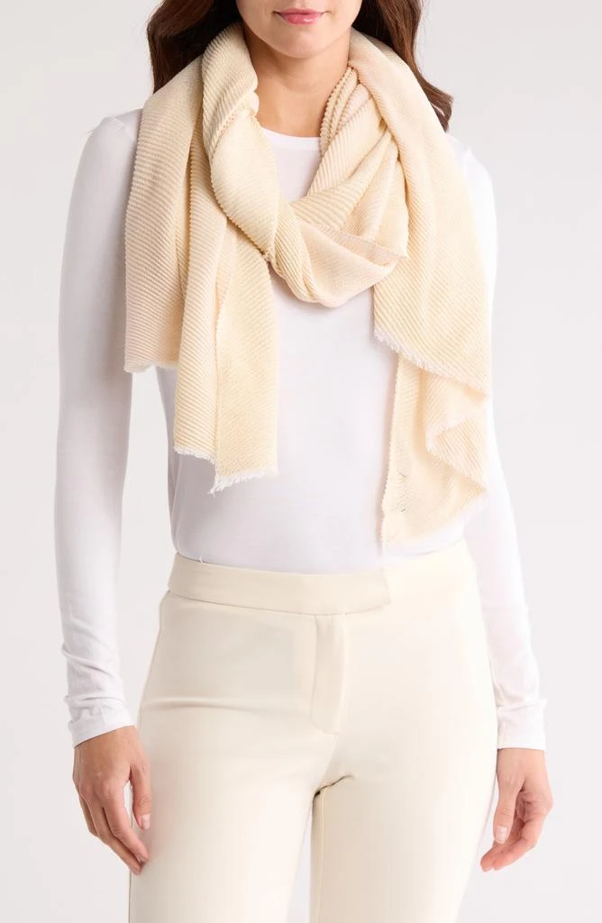 Steve Madden Lurex Rainbow Pleat Scarf 1