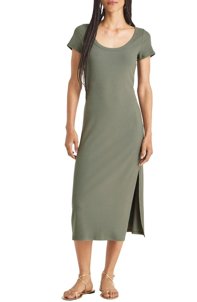 Splendid Iva Rib Midi Dress 1