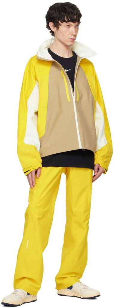 NIKE Yellow NOCTA & L'ART Edition Balaclava Tech Jacket 5