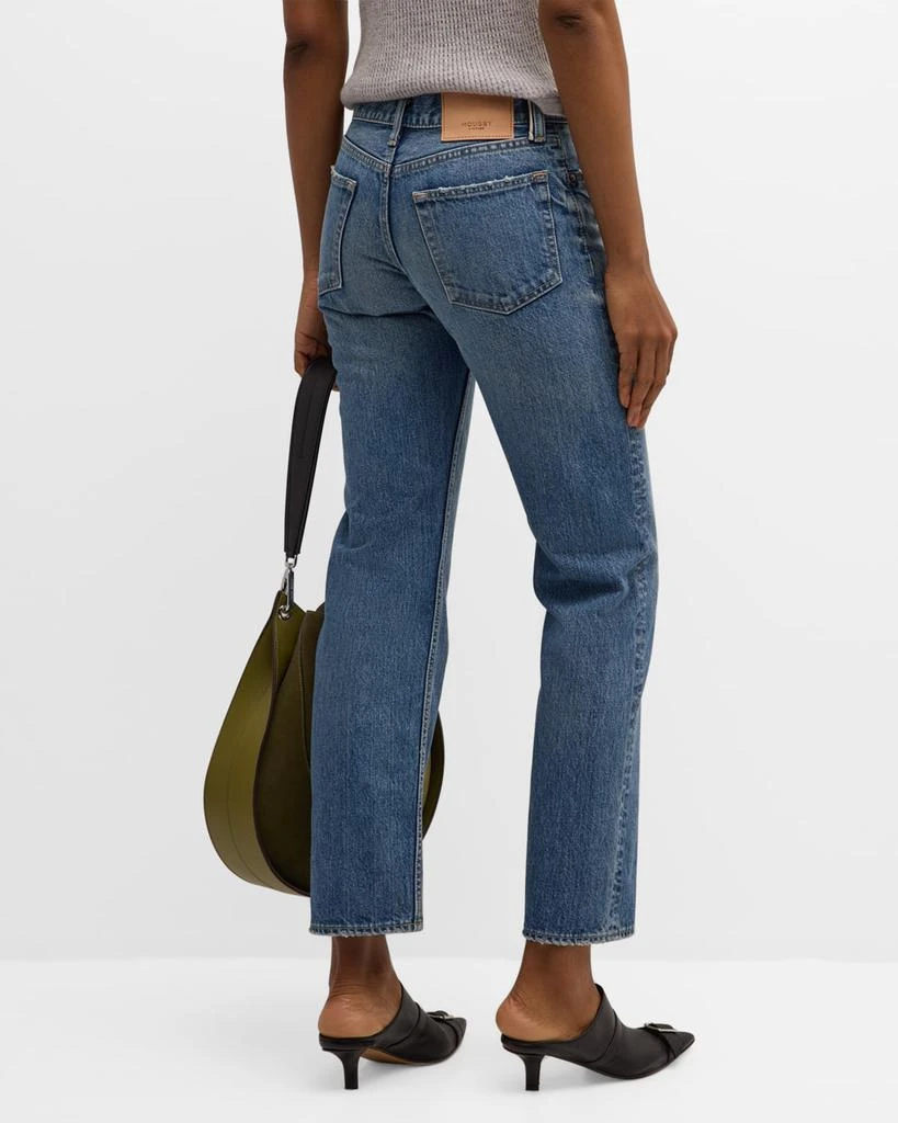 MOUSSY VINTAGE Elfers Wide Straight Mid-Rise Jeans 6