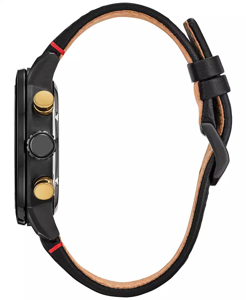 Citizen Eco-Drive Men's Chronograph Star Wars Darth Maul Mastermind Black Nylon & Leather Strap Watch 44mm