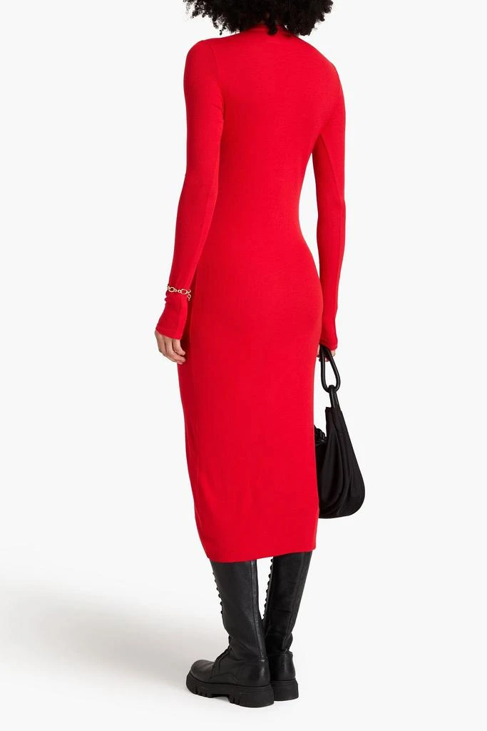 Enza Costa Ribbed jersey midi dress 3