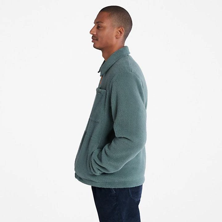 Timberland Fleece Overshirt for Men in Green 4
