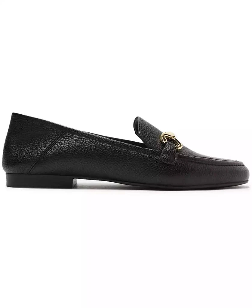Arezzo Emma Horse Bit Pebble Leather Classic Loafers 2